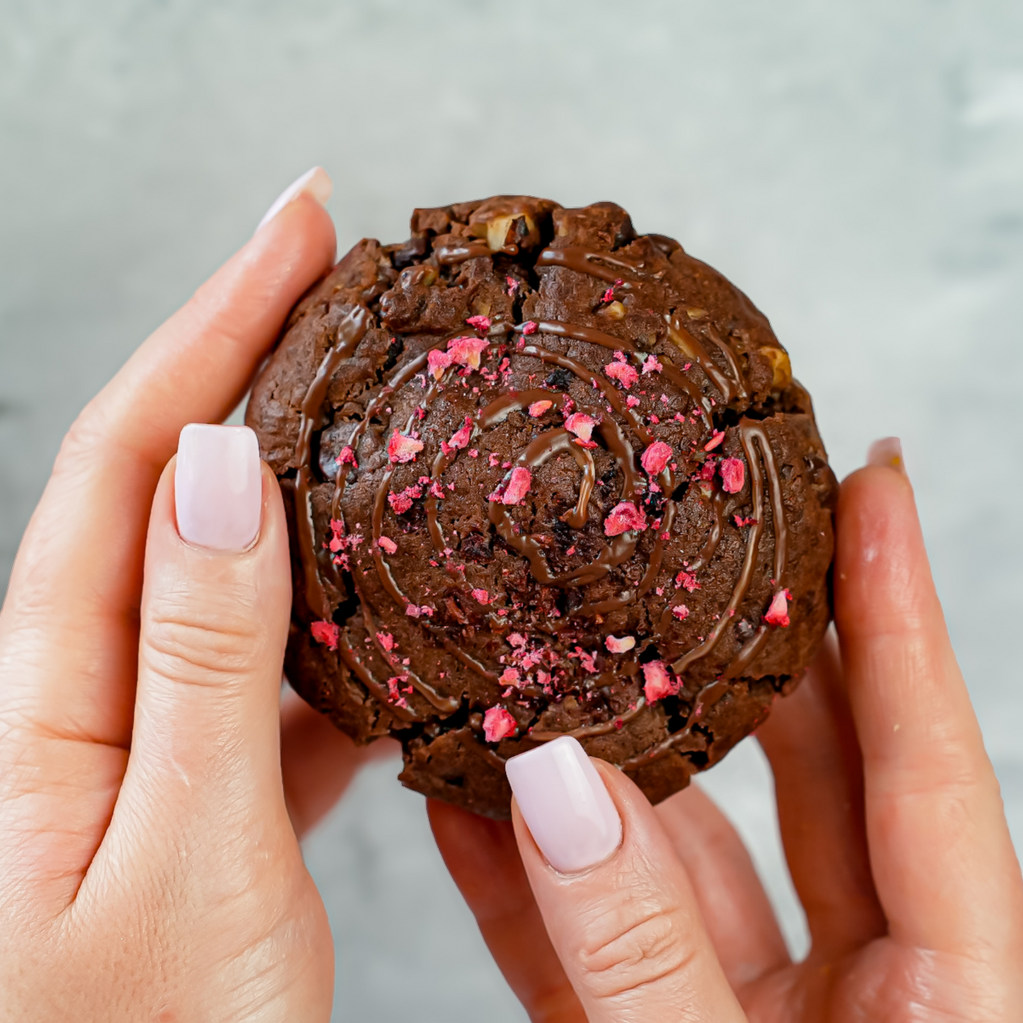 Double Chocolate Raspberry Cookie