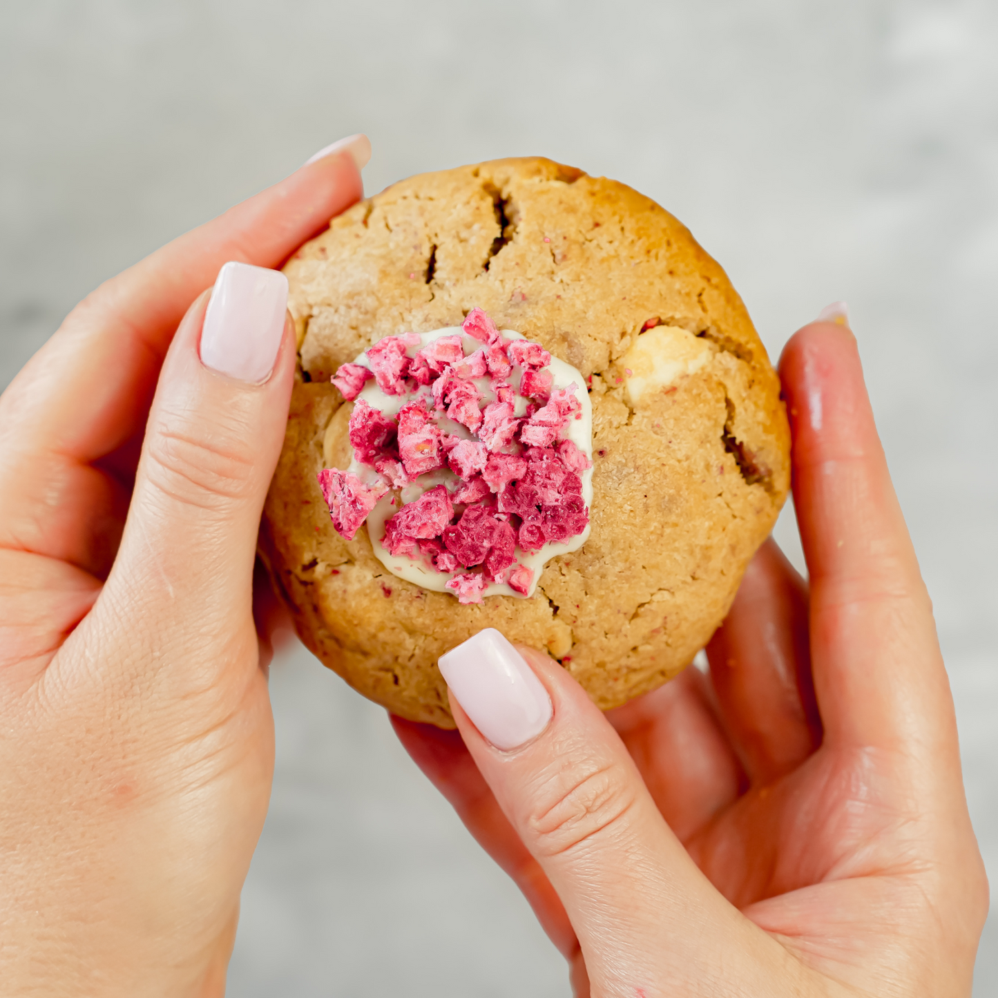 Dubai Raspberry White Chocolate Cookie