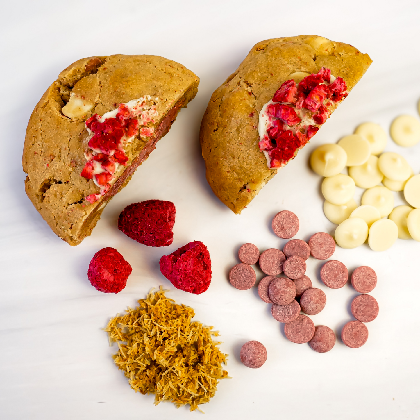 Dubai Raspberry White Chocolate Cookie