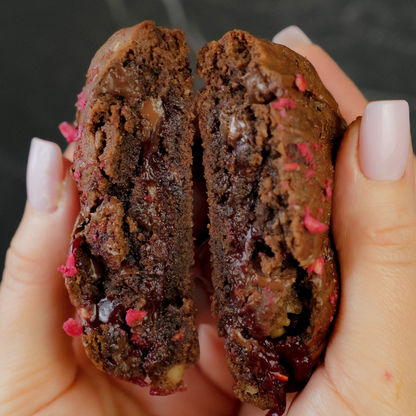 Double Chocolate Raspberry Cookie