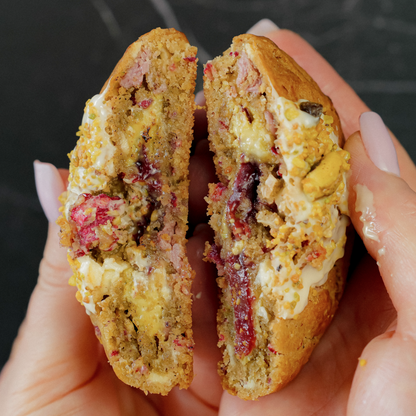 Pistachio Raspberry Cookie