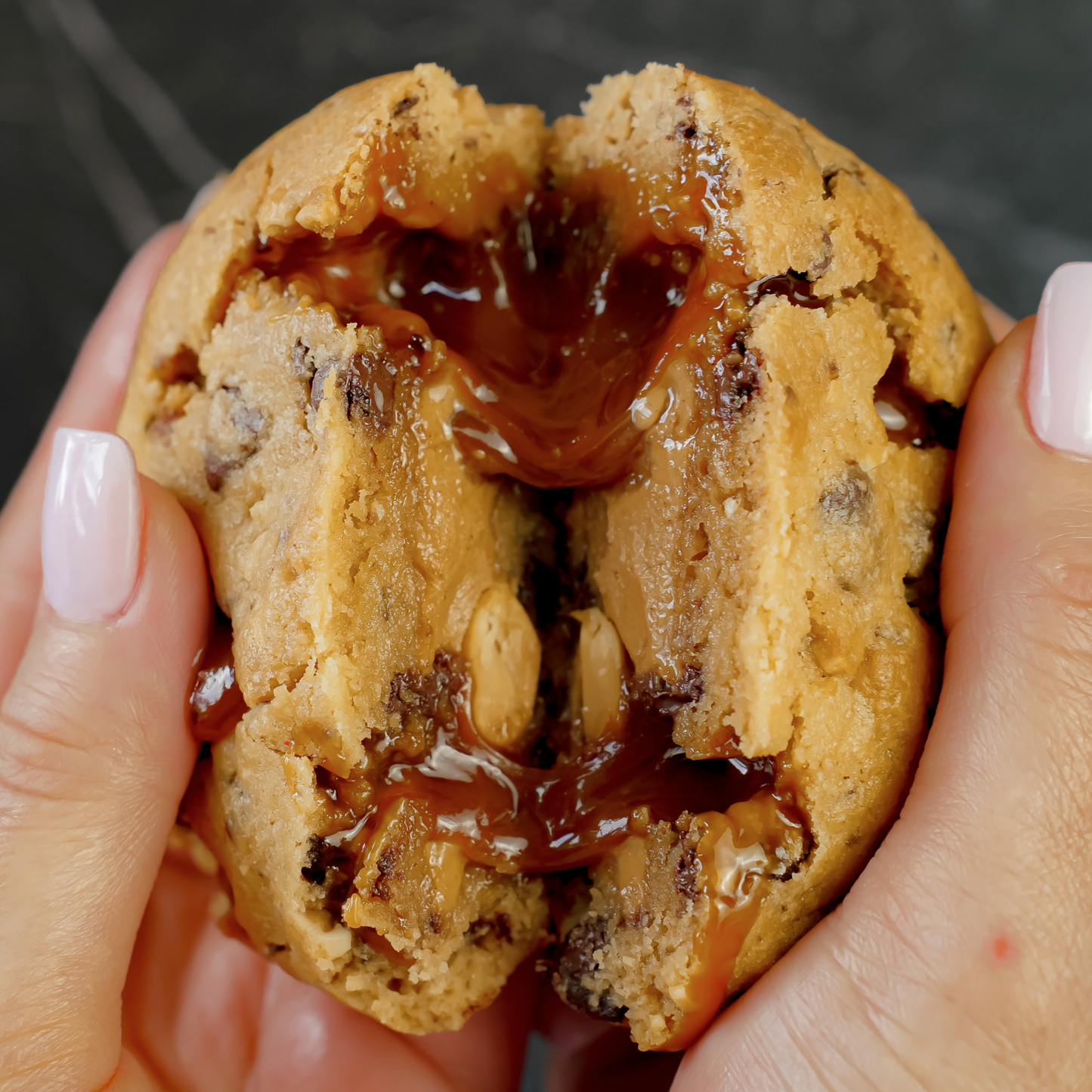 Peanut Caramel Chocolate Cookie