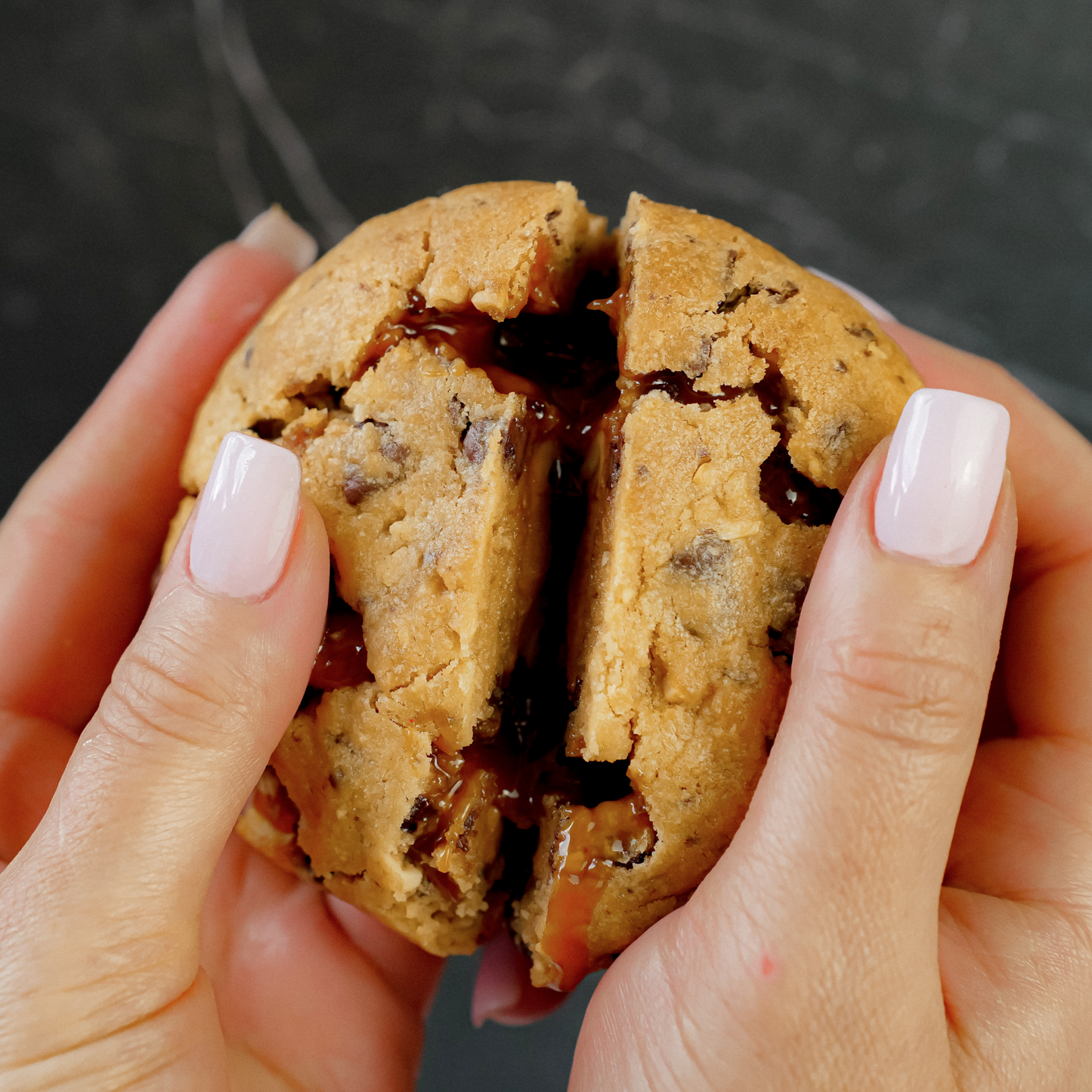 Peanut Caramel Chocolate Cookie