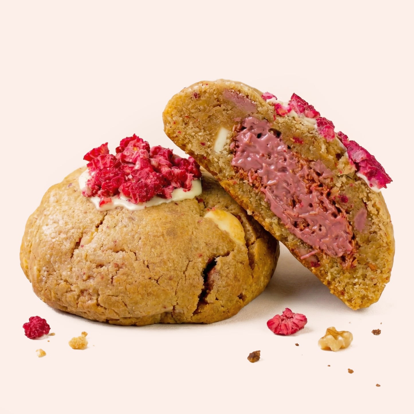 Dubai Raspberry White Chocolate Cookie